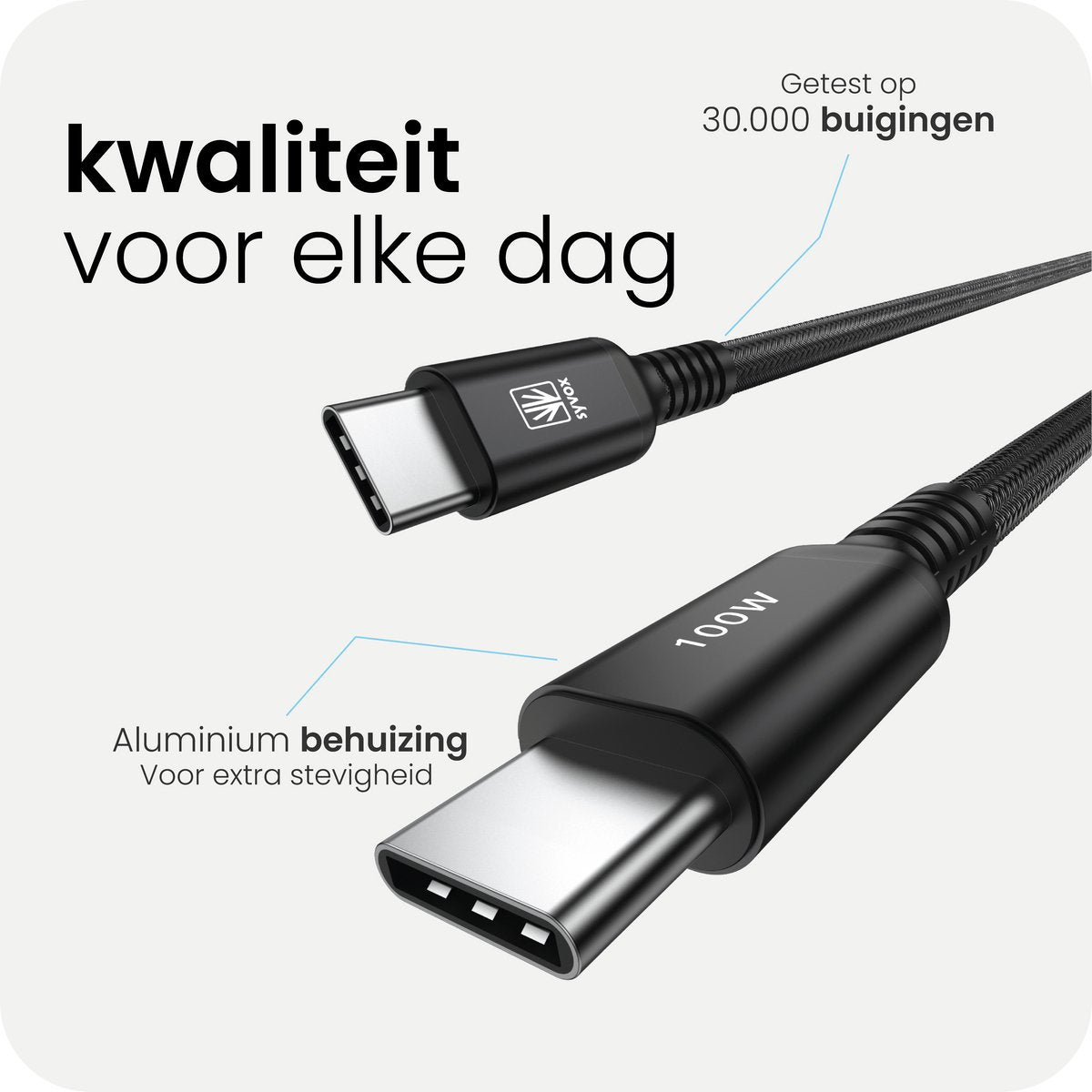 SYVOX Essential 100W USB-C Cable — product photo 5 of 6