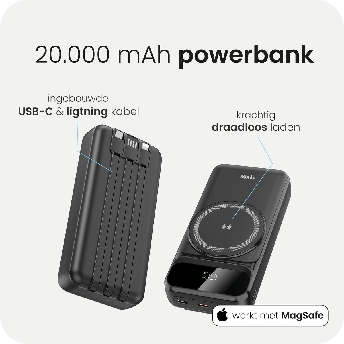 SYVOX Magnetic 20K Powerbank — product photo 2 of 7