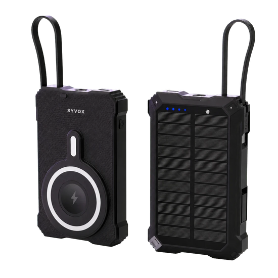 SYVOX Solar 10K Magnetische Powerbank